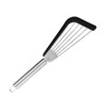 thumbnail image 1 of Blasgw Stainless Steel Steak Frying Fish Spatula, Fan-shaped Spatula, Silicone Spatula, Non Stick Pan, Special Pancake Spatula Black, 1 of 3