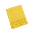 thumbnail image 1 of Blasgw Summer Cool Knitted Blanket Cool Effect Blanket Ice Blanket For All Season Lightweight Summer Quilt Absorbs Heat To Keep Adults Children/Bab Yellow, 1 of 8