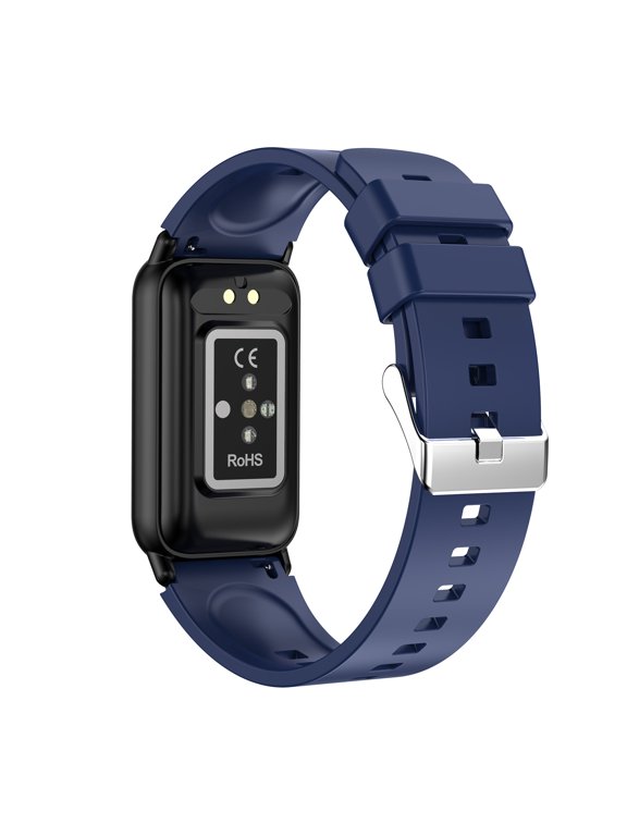 TK72 Smart Watch Stainless Steel Strap With Bluetooth For Making Phone Calls Smart Watch Blue