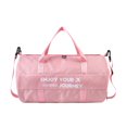 thumbnail image 1 of Blasgw Travel Duffel Bag,Sports Tote Gym Bag,Shoulder Weekenders Overnight Bag For Women Pink, 1 of 9