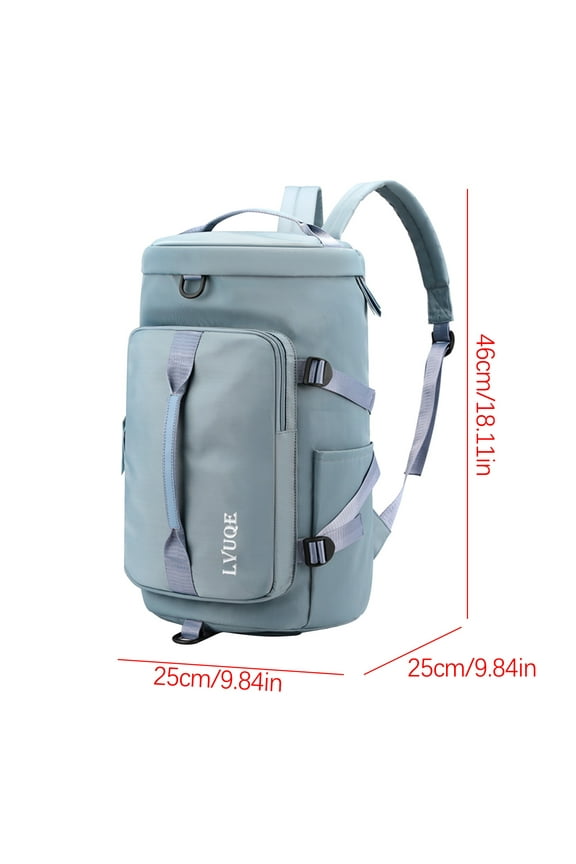 Travel Sports Swimming Bag Short-distance Travel Yoga Fitness Backpack Bag Blue