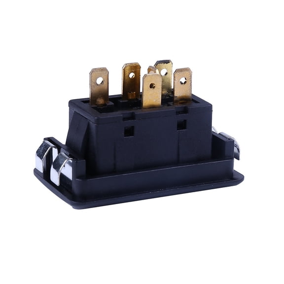 Blasgw Universal 6Pin 12-24V Car Electric Window Button Auto Power Controller Black