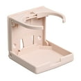 thumbnail image 1 of Blasgw Universal Car VAN Folding Cup Holder Drink Holders For Vehicle Marine RV Rack Beige, 1 of 4