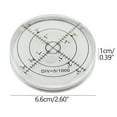 thumbnail image 1 of Blasgw Vientiane Level Bubble Portable Circular Level Small Balance Ruler High-precision Level Universal Level Bubble Scale Horizontal Bubble Plane Measurement 15ml White, 1 of 5