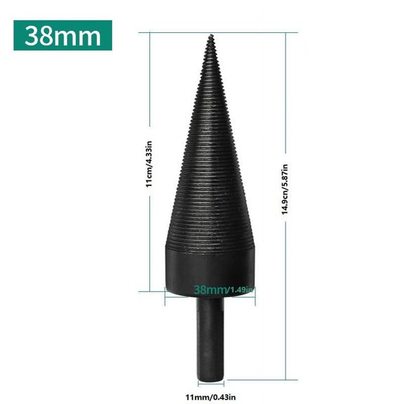 Blasgw Wood Splitting Drill Bit Split Drill Splitting Machine Drill Bit Electric Drill Wood Splitting Tool Multicolor