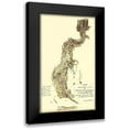 thumbnail image 1 of Blaskowitz 12x18 Black Modern Framed Museum Art Print Titled - Survey Frogs Neck Route British Army, 1 of 5