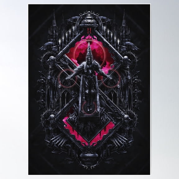 Blasphemous Ii Poster Wall Art, Modern Wall Decor For Living Room Bedroom, 8x12 UNFRAMED