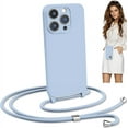 thumbnail image 1 of Blaspins Crossbody Lanyard Strap Case for iPhone 16 Pro, 6.3 inch 160 cm Strap, 1 of 14