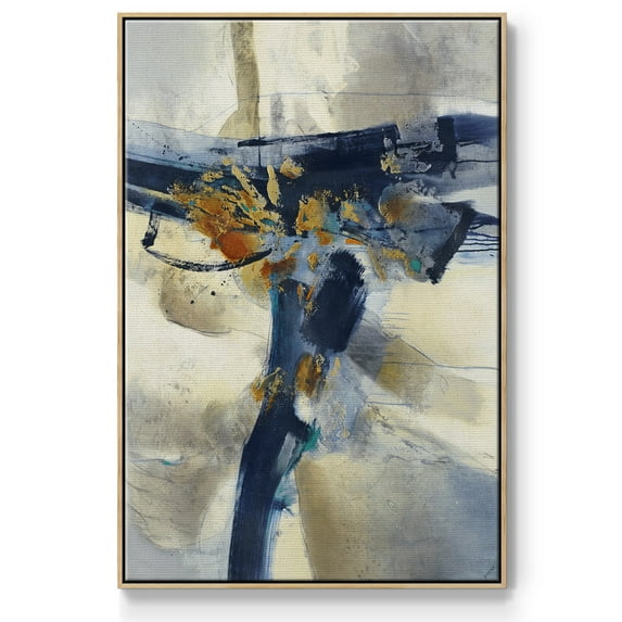Blast Framed Premium Gallery Wrapped Canvas - Ready to Hang - 17 x 25 - Natural Wood Floating Frame