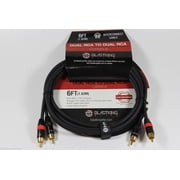 Blastking C2R2R-6 6 ft. Dual RCA to Dual RCA Cable