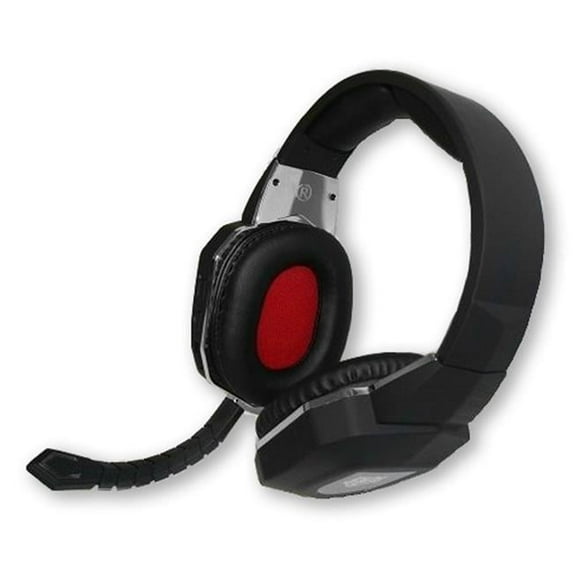 Blast Off 2.4 GHz Wireless Gaming Headset for Xbox One Xbox 360, PS4, PS3, PC, Black & Red