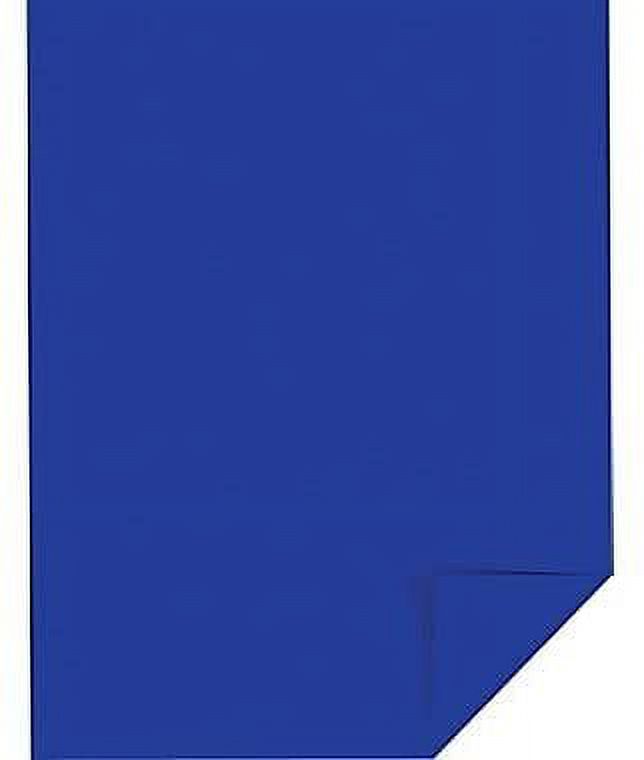 Blast-Off Blue Smooth 80LB Cover - Size 8.5 x 11 Card Stock Paper - 50 Per  Pack 
