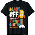 thumbnail image 1 of Blast Off Into Kindergarten First Day of School Kids T-Shirt, 1 of 3