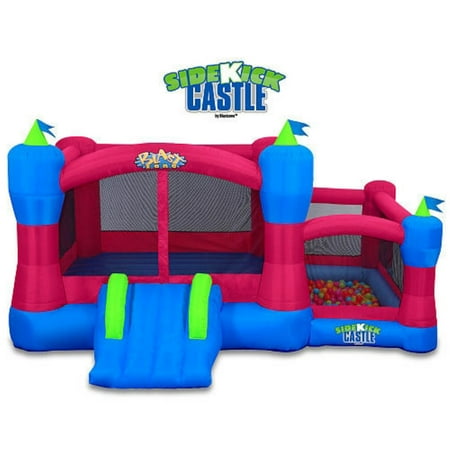 Blast Zone Sidekick Bouncer, Ball Pit, Slide and Hoop