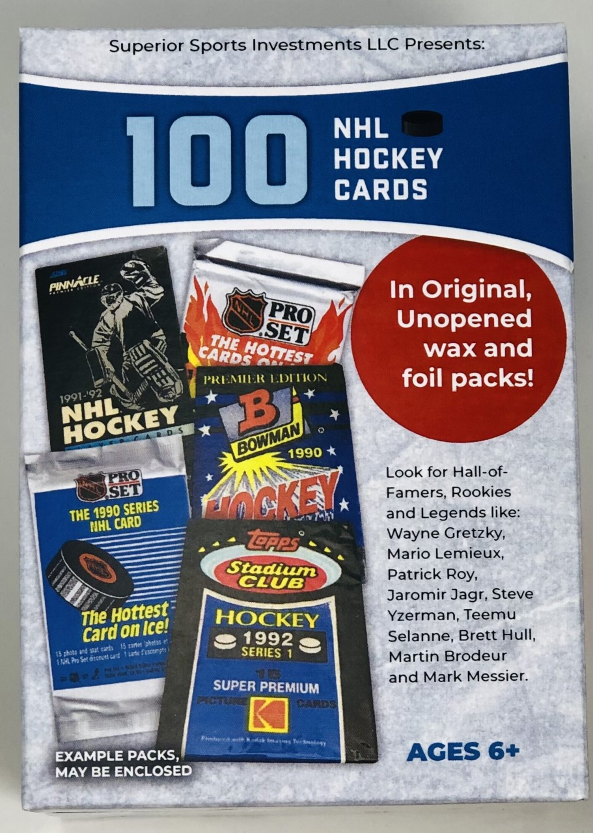 202021 Upper Deck MVP NHL Trading Cards Mass Blaster Box 100 Cards + 1 Bonus Pack