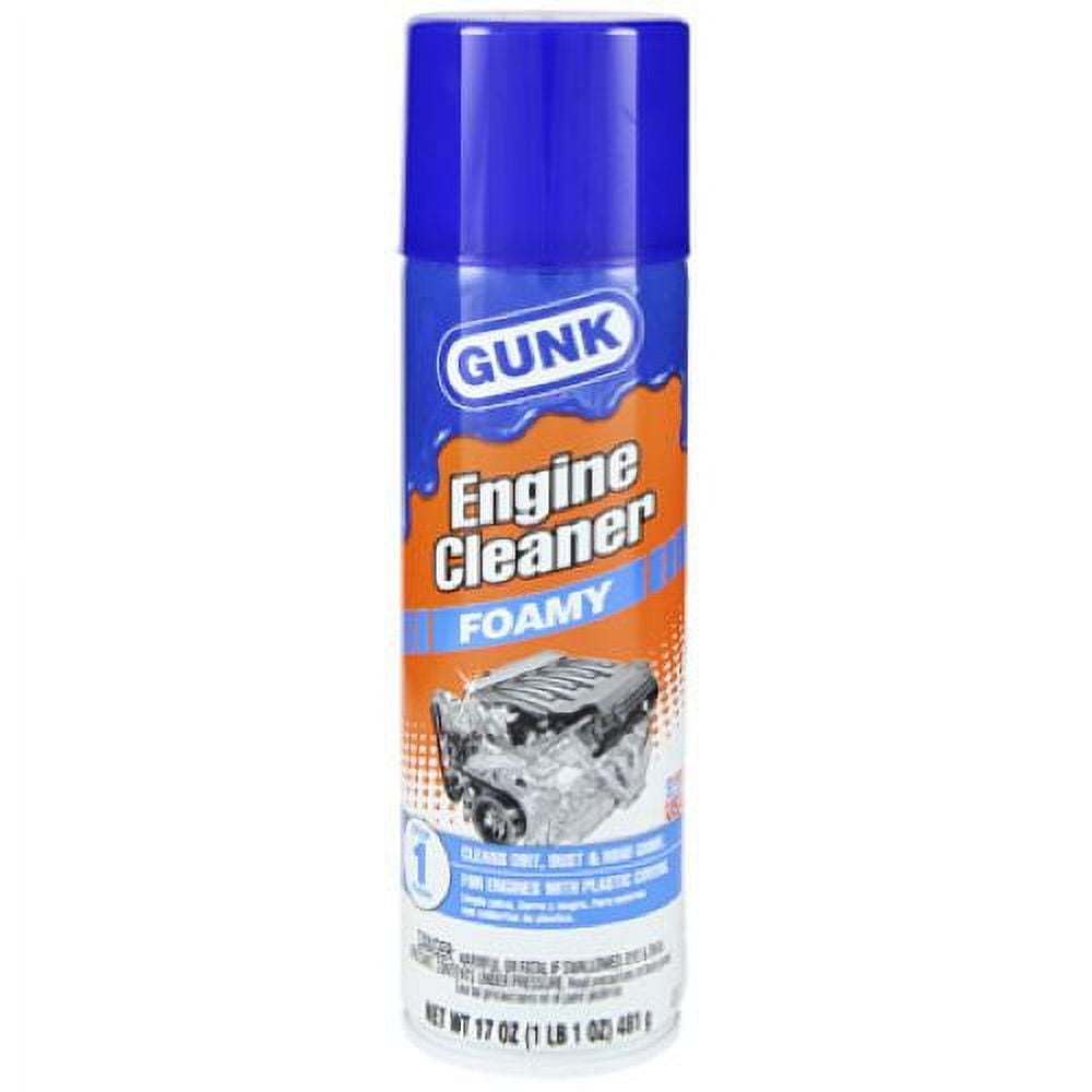Blaster FEB1CA 17 oz Can of Gunk Foamy Engine Degreaser Cleaner - Quantity of 2
