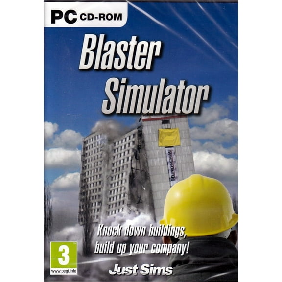 Blaster Simulator - PC CD Sim Game - Gigantic explosions with awesome sound effects