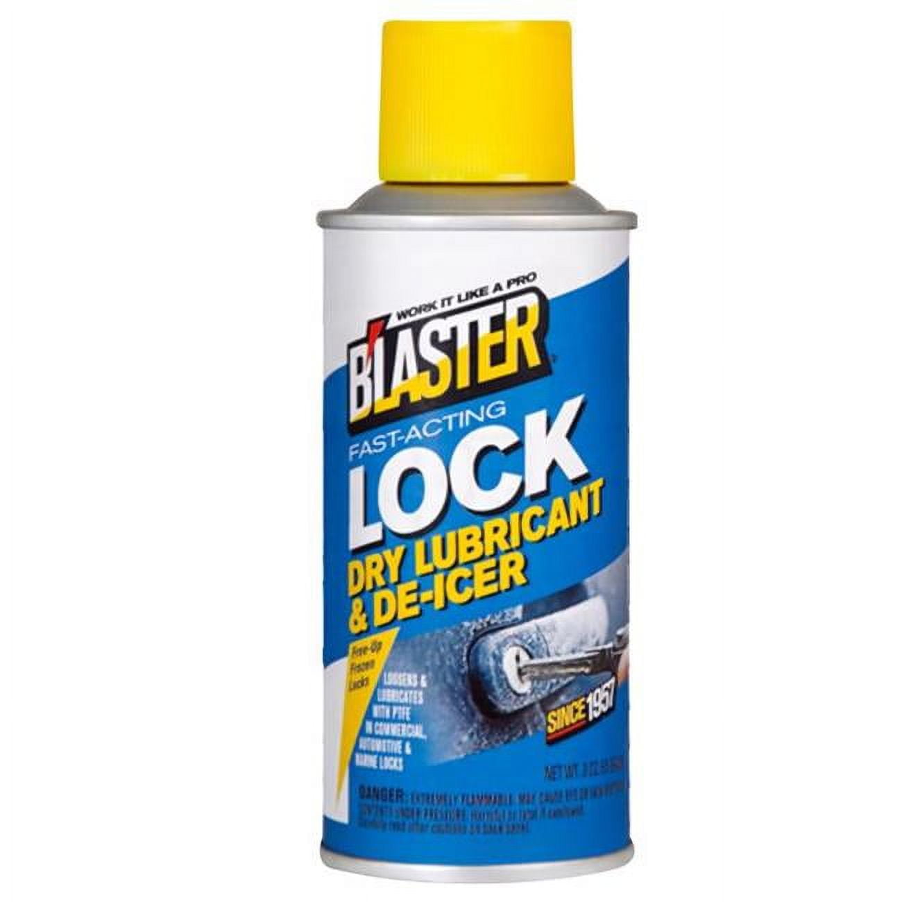 Blaster Sprayer Automotive Lock DeIcer, 3 oz Spray, FastActing for