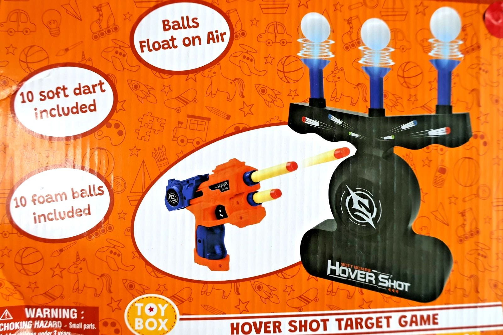Blaster and Target Shooting Game With soft Darts