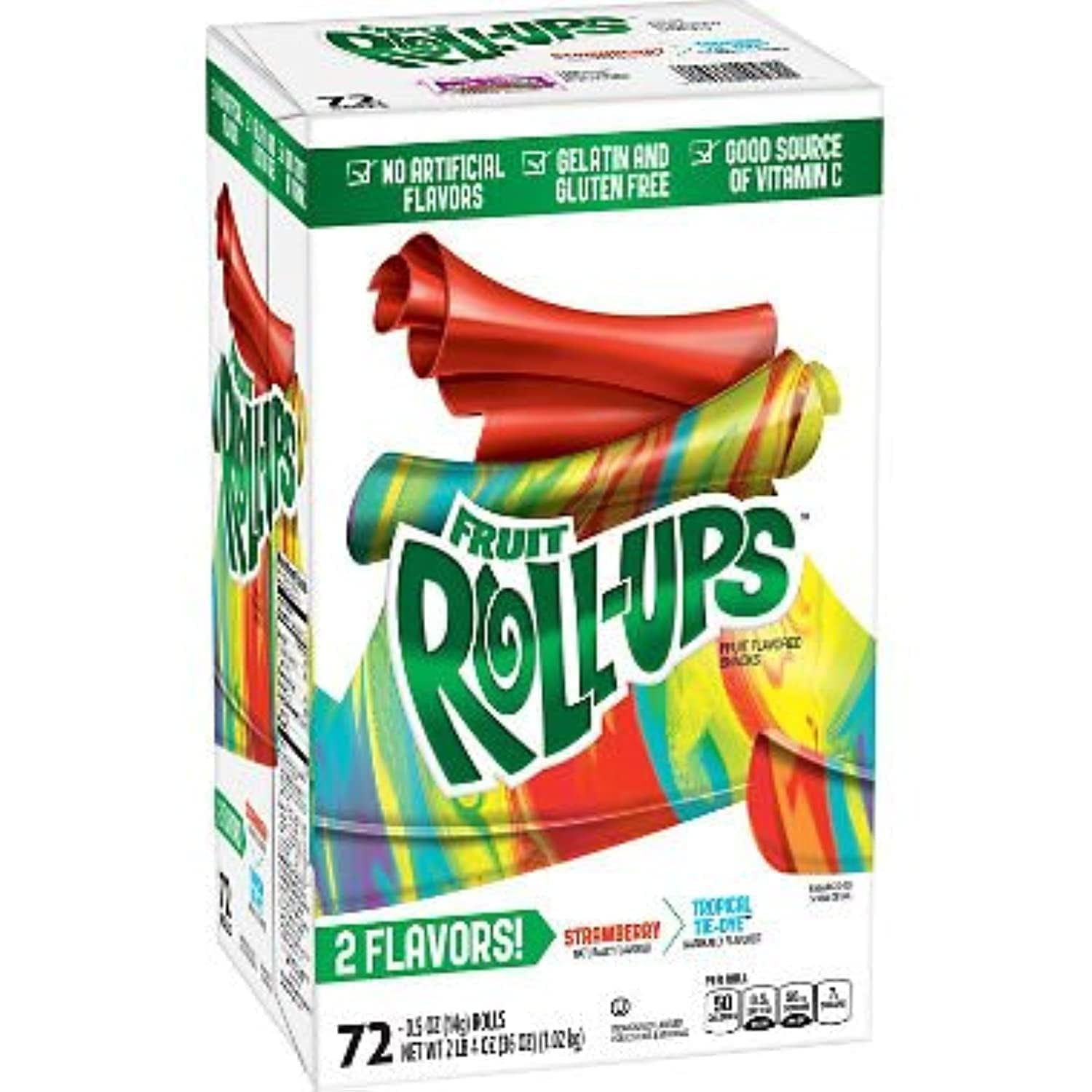 Blastin' Berry Hot Colors Fruit RollUps, 72 ct. SA