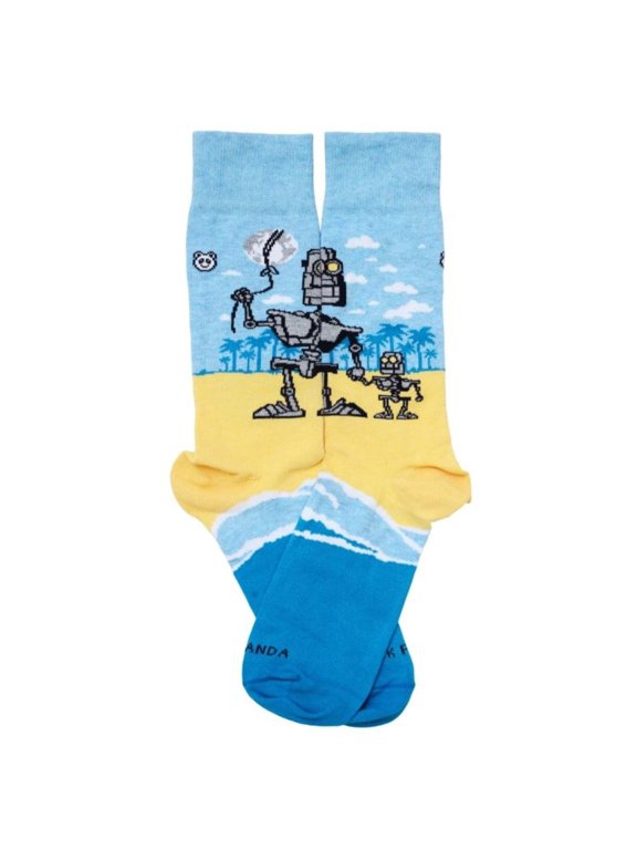 Robot Family Socks from the Sock Panda (Adult Large)