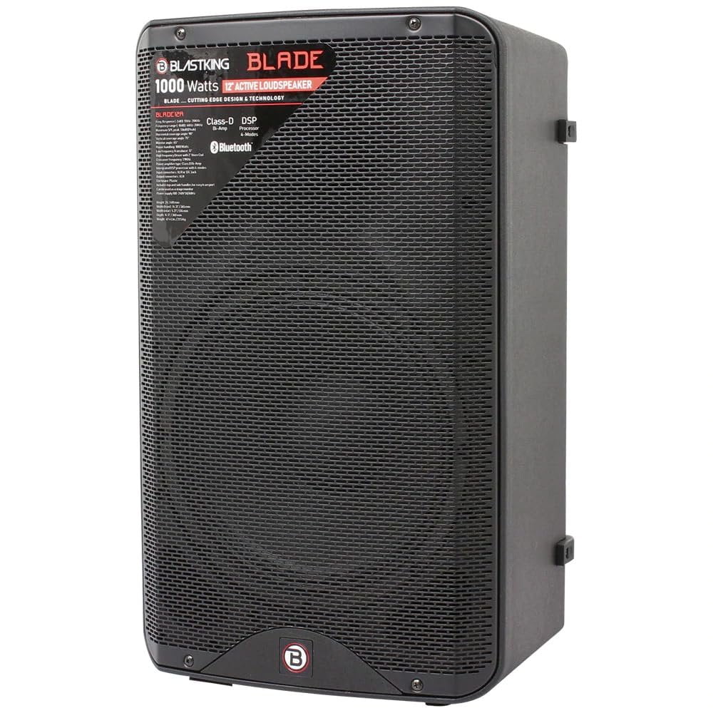 Blastking BLADE12A 12 Active Loudspeaker 1000 Watts Class-D with DSP Processor