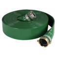 Blastline 3" ID Green Contractors PVC Water Layflat Discharge Hose