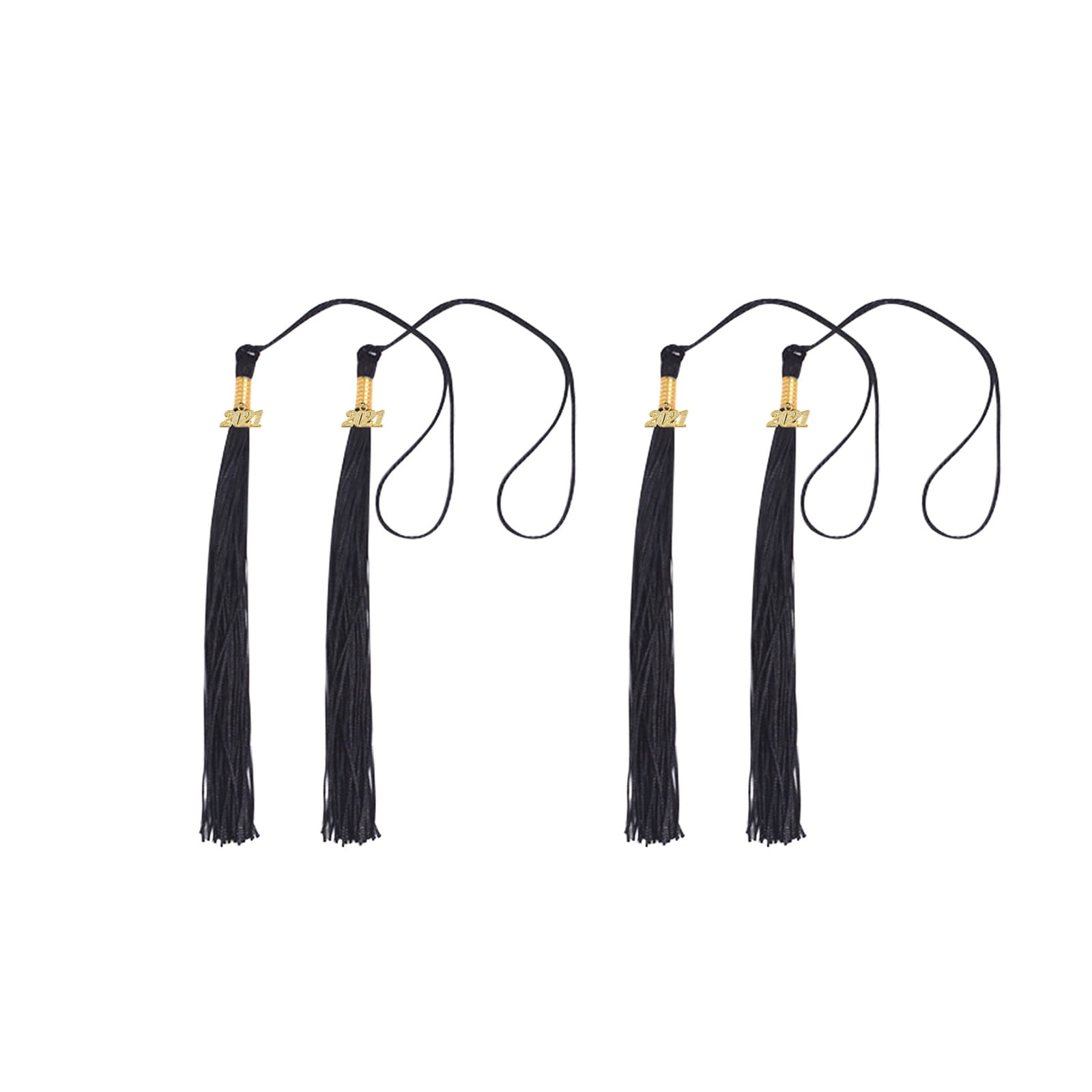 Blateno 2024 Graduation Tassels Gold Charms For Grad Caps Decorations