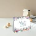 Blateno 2025 Desk Calendar Standing Flip Desktop Calendar, Thick