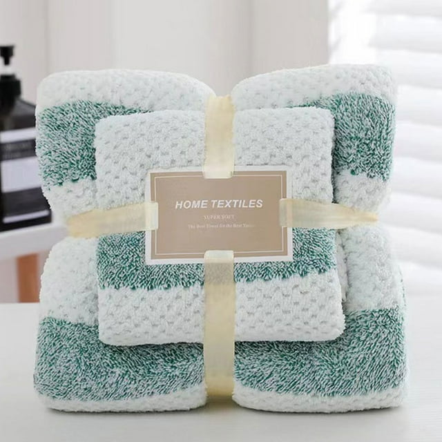 Blateno Bath Towel Set - Grown Pima Cotton, Quick Drying, Ultra Soft, Lightweight and Absorbent - Towel Includes 1 Bath Towel 28.5X51 Inches And 1 Towel 13.5X29.5 In