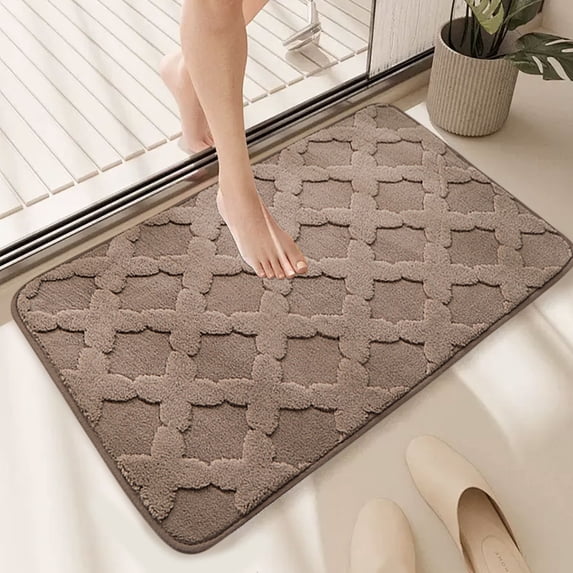 Blateno Bathroom Rugs 32x20 Inch, Extra Soft Absorbent Chenille Bath Rugs, Rubber Backing Quick Dry, Machine Washable Bath Mats for Bathroom Floor, Tub and Shower, Home Decor Accessories