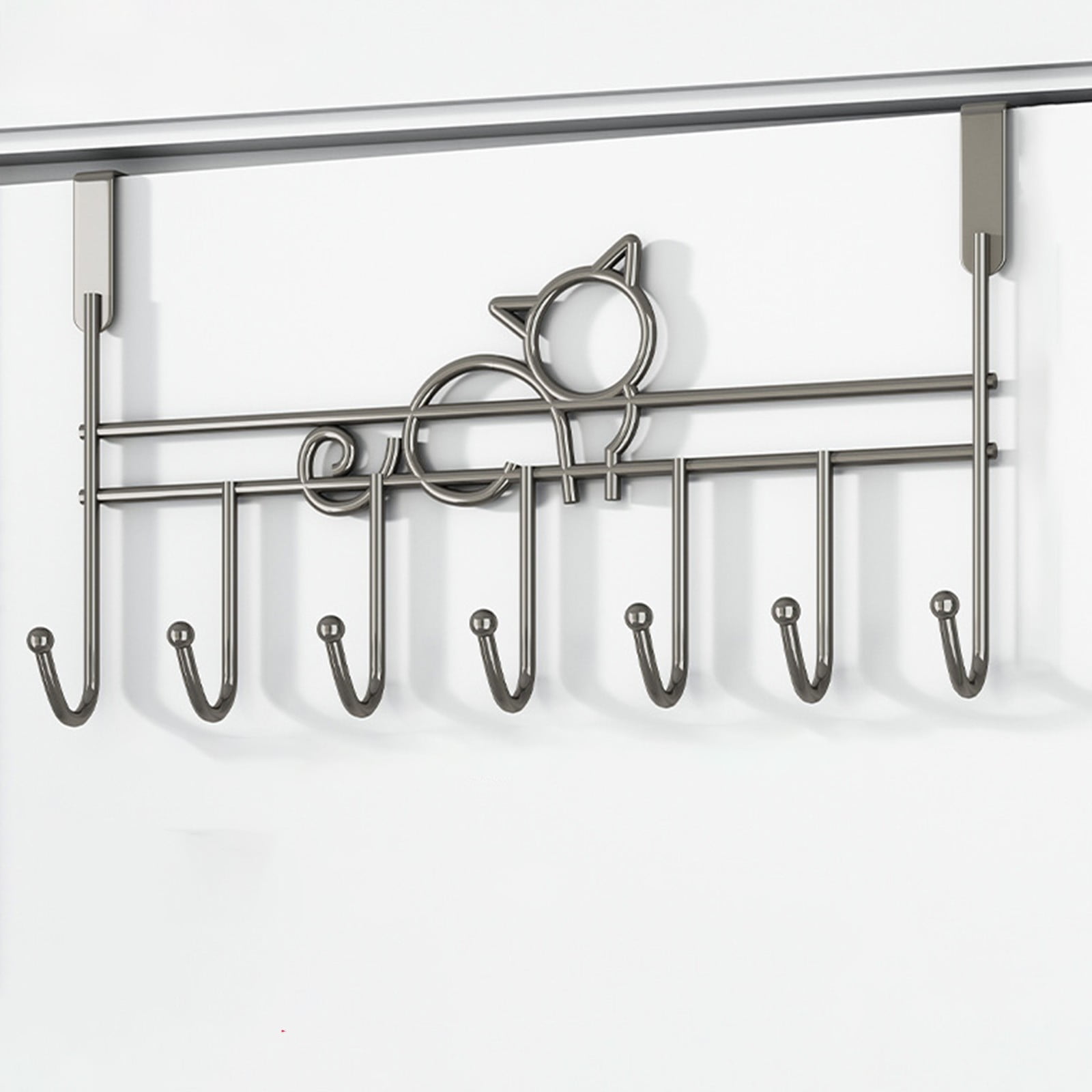 Blateno Hooks Behind The Door Hanging Rack Shelves Door Back Type Hangers Need Not Hole Bedroom