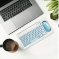 thumbnail image 1 of Blateno Keyboard and Mouse Wireless Combo 2.4GHz, Compact Cordless Computer Keyboard and Mouse Set, Silent Wireless Keyboard and Mouse, Lag-Free for Computer, Laptop, PC, Windows, Chrome OS, 1 of 9