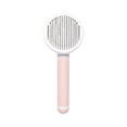 thumbnail image 1 of Blateno Pet Grooming Brush Cat Deshedding Brush, Self-Cleaning Slicker Cat Brushes for Long and Short Hairied Cats Dogs, Kittens Shedding Comb Pets Supplies Massage Tool for Hair Removal, 1 of 2