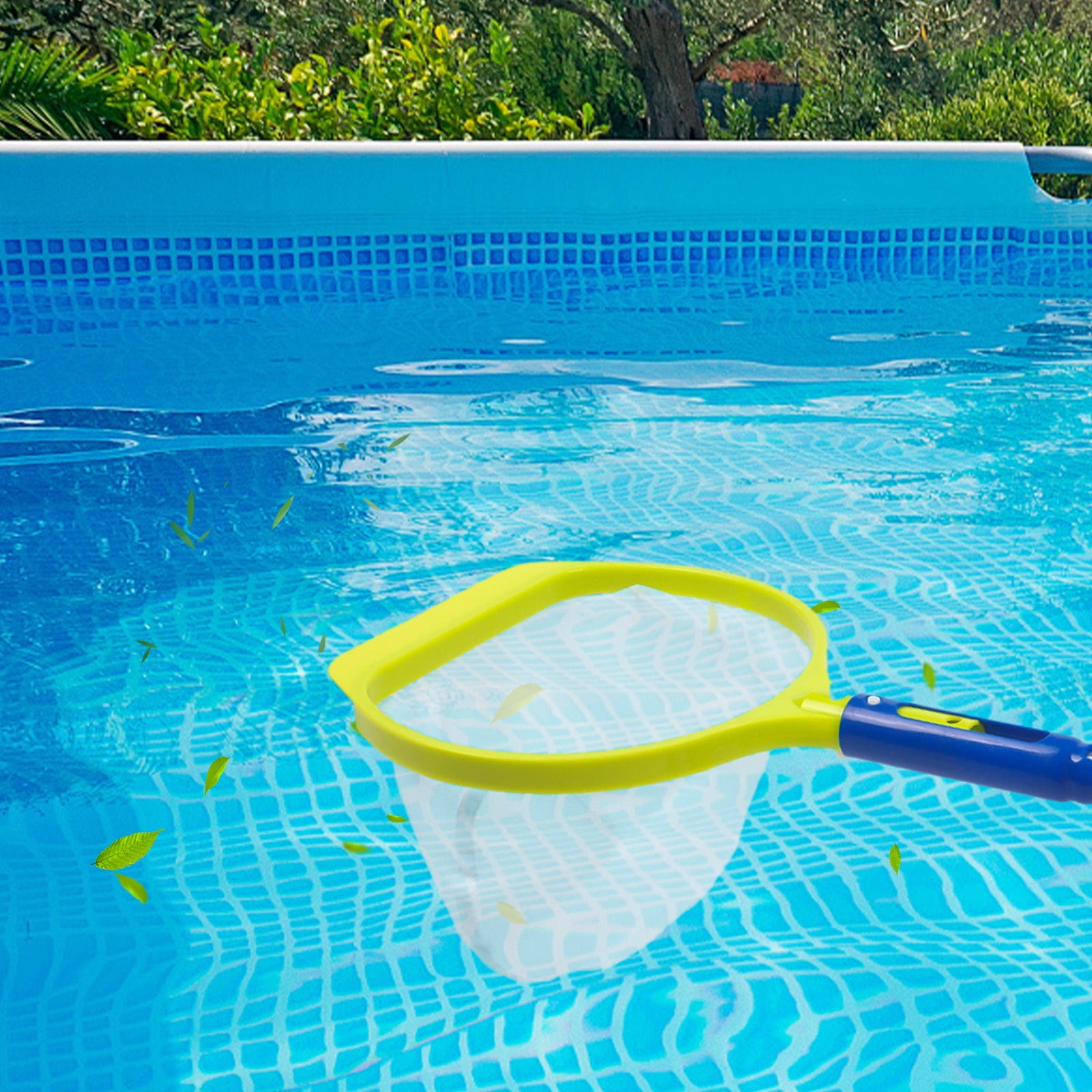 Blateno (Single net)Pool Skimmer Plastic Round Pool Net, Pool Skimmer