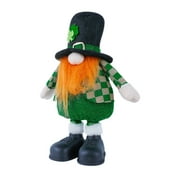 weibbin St Patricks Day Decorations - St. Patrick's Day Gnomes Elf Plush with Irish Shamrock Necklaces for Home Decor, Mr and Mrs Leprechaun Doll Party Decorations