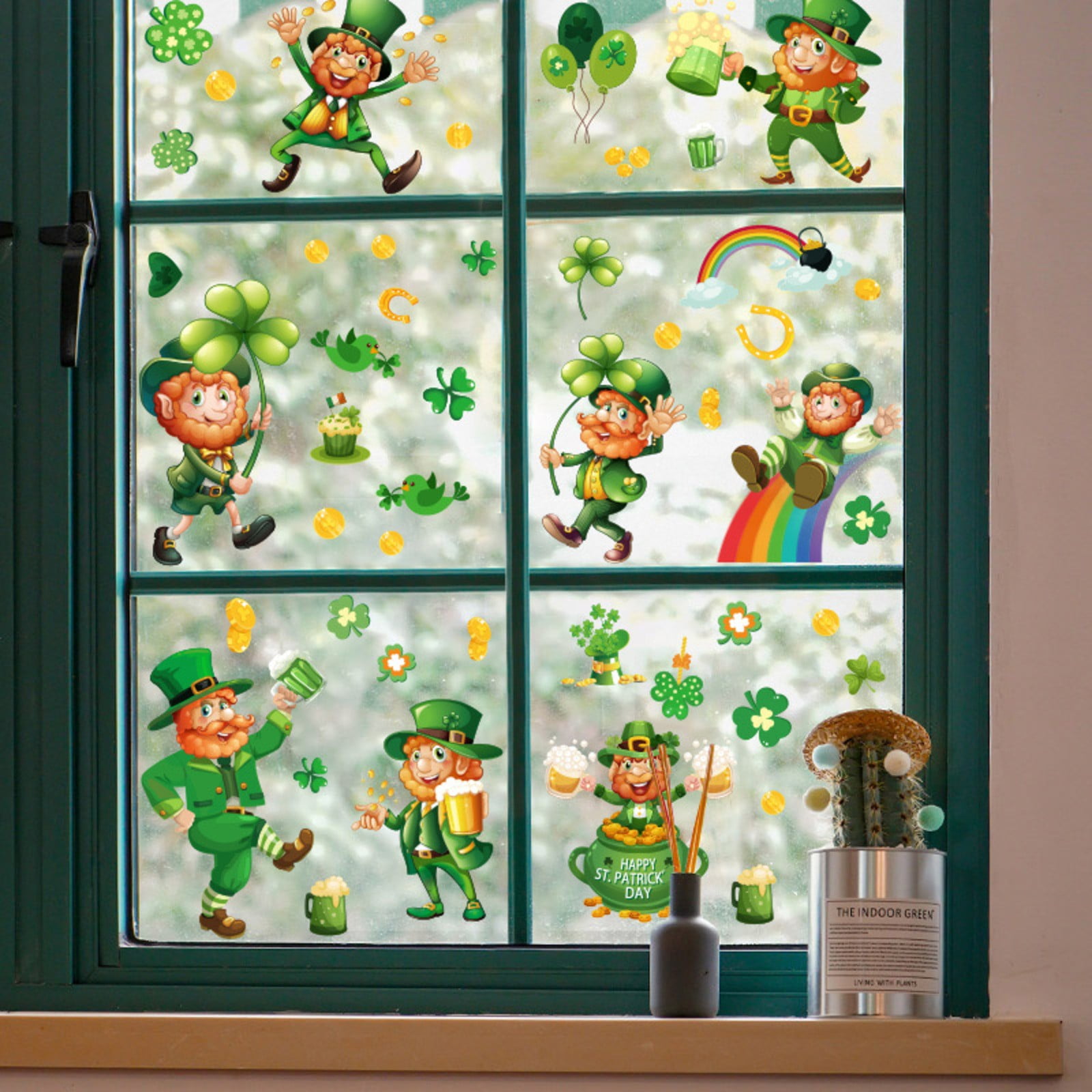 window gel clings for st patricks day window gel clings for st patricks day