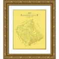 thumbnail image 1 of Blau 26x31 Gold Ornate Wood Framed with Double Matting Museum Art Print Titled - Freestone County Texas - Blau 1888, 1 of 4
