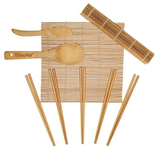 https://i5.walmartimages.com/seo/BlauKe-Sushi-Making-Kit-2-Bamboo-Rolling-Mats-5-Pairs-Chopsticks-Rice-Paddle-Spreader-Beginner-Maker-Roller-Mat-Accessories_1ab675a5-a05f-4127-8d89-5f04e1b93ea3.b53416b2762249507e0fdcd5d95a4147.jpeg?odnHeight=320&odnWidth=320&odnBg=FFFFFF