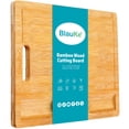 thumbnail image 1 of BlauKe® Wood Cutting Board for Kitchen 17x12 inch – Extra Large Bamboo Cutting Board with Juice Groove, Butcher Block, Wooden Chopping Board, Serving Tray, 1 of 18