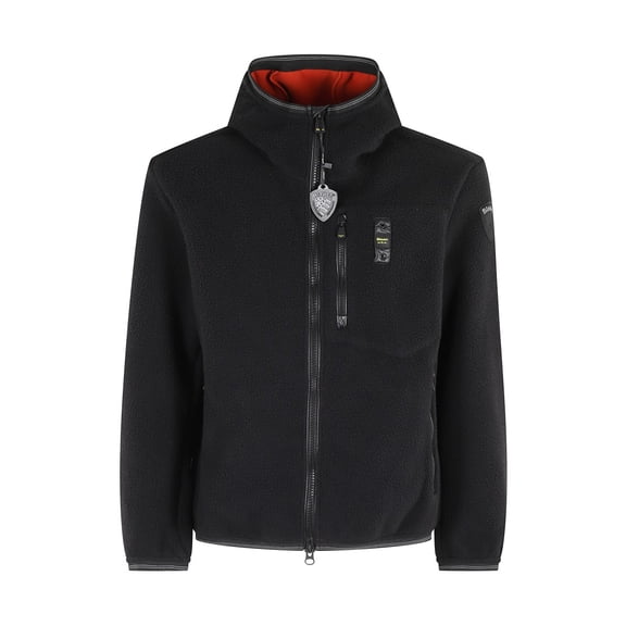 Blauer Alleghany Textured Black Fleece Jacket (Men's)