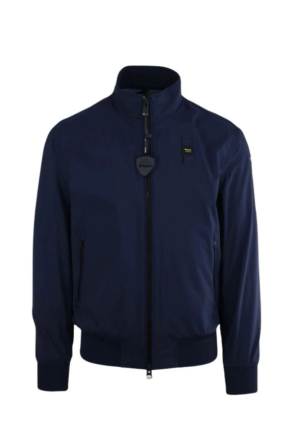 Blauer Anson High Collar Branded Patch Bomber (Men's)