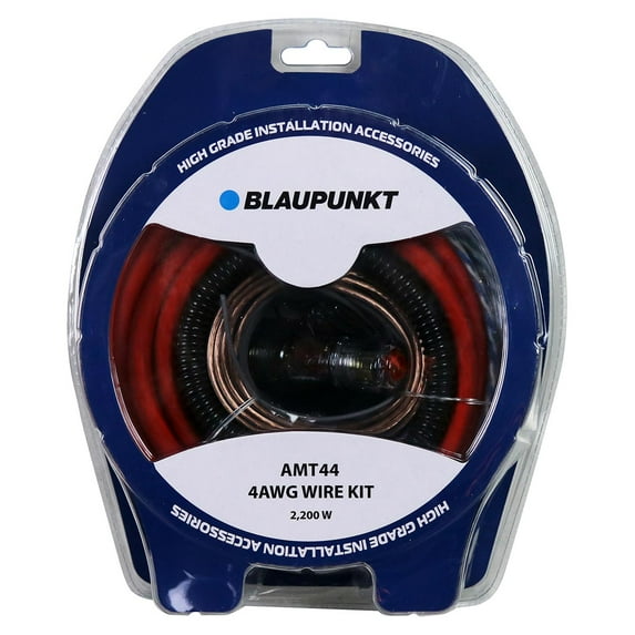 Blaupunkt 2200W 4AWG High Grade Installation wire Kit AMT44R