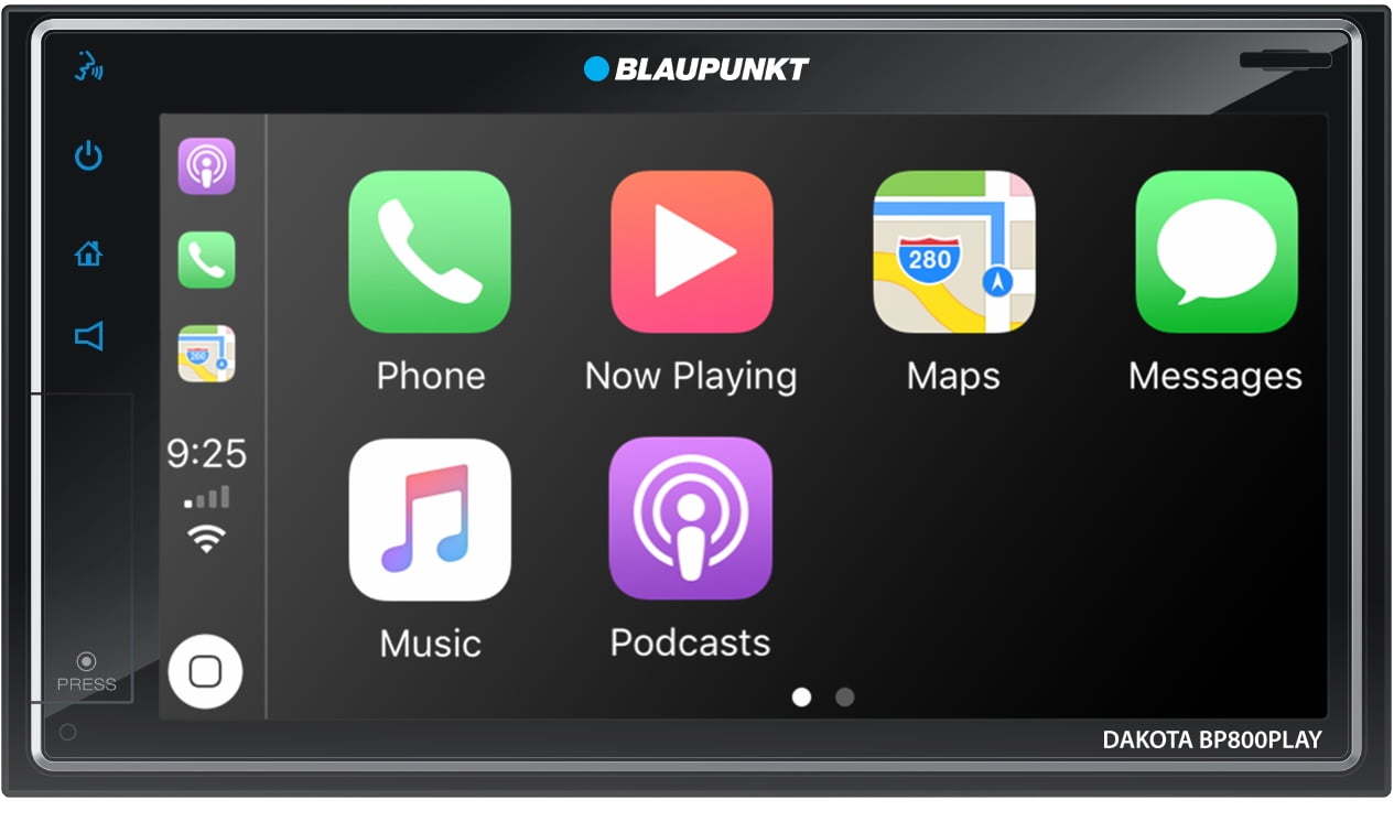 Blaupunkt 6.8" In Dash Touchscreen Receiver, Apple Carplay/and roid Auto