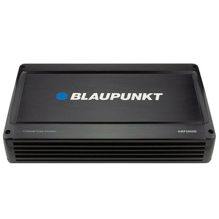 Blaupunkt AMNP3000D 1 Channel Power Vehicle Audio Amplifier, Multicolor, 7.05 lbs