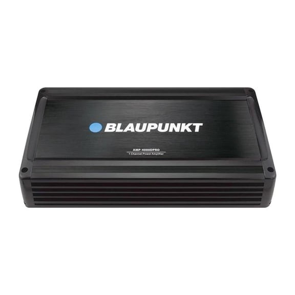 Blaupunkt AMP4000DPRO 4000W Max Pro Series Mono Block D-Class Power Amplifier, Black