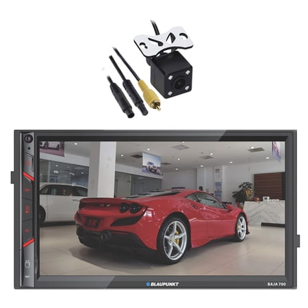 Blaupunkt BAJA 700 7" Touchscreen Bluetooth AM/FM Multimedia Receiver with Rear View Back-up Camera