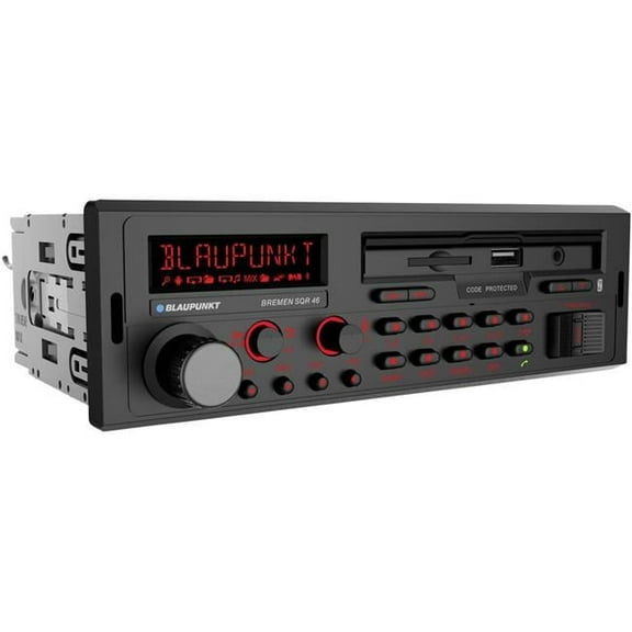 BLAUPUNKT Bremen SQR 46 DAB Retro Car Stereo 80s Classic Bluetooth USB SD AUX - Black