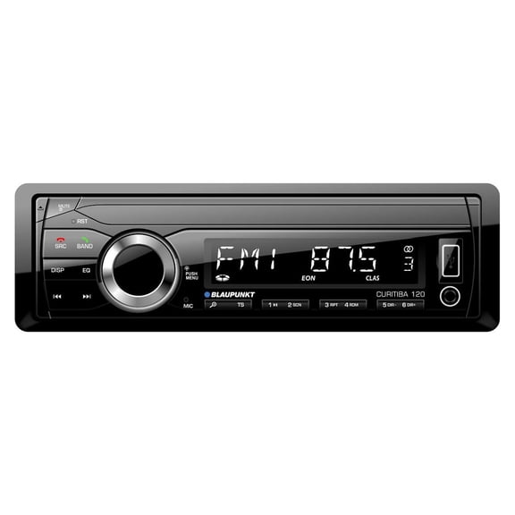 Blaupunkt CURITIBA120 Mechless AM/FM Car Stereo Bluetooth, USB Input, Fixed Face Receiver