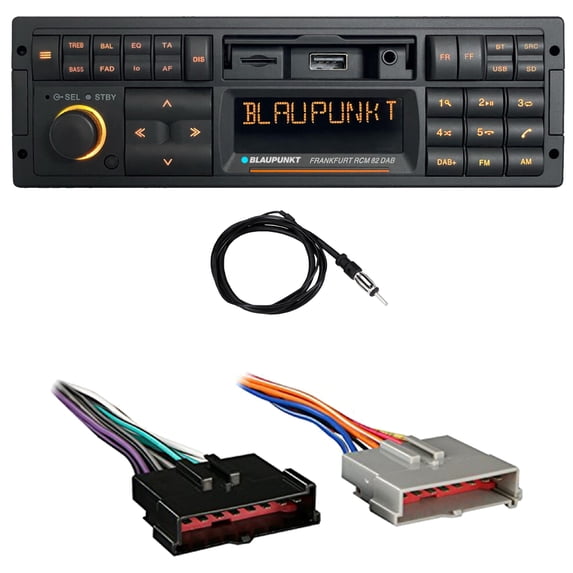 Technical Audio Receiver Blaupunkt FRANKFURT Single DIN 90s Retro Classic Bluetooth USB AM/FM ...